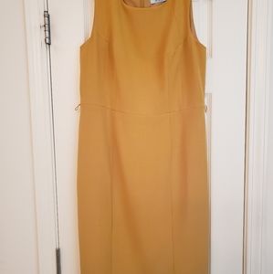 Gold Sleevless Dress